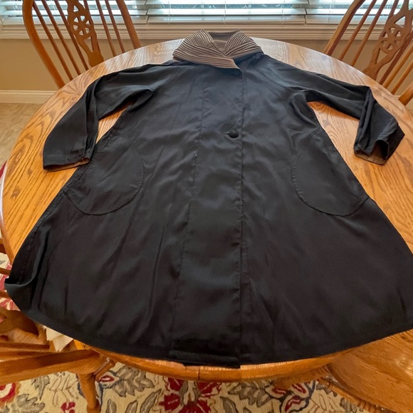 Mycra Pac Jackets & Blazers - Mycrapac Donatella Danielle Reversible Tealength Raincoat Jacket Black 2 M-L